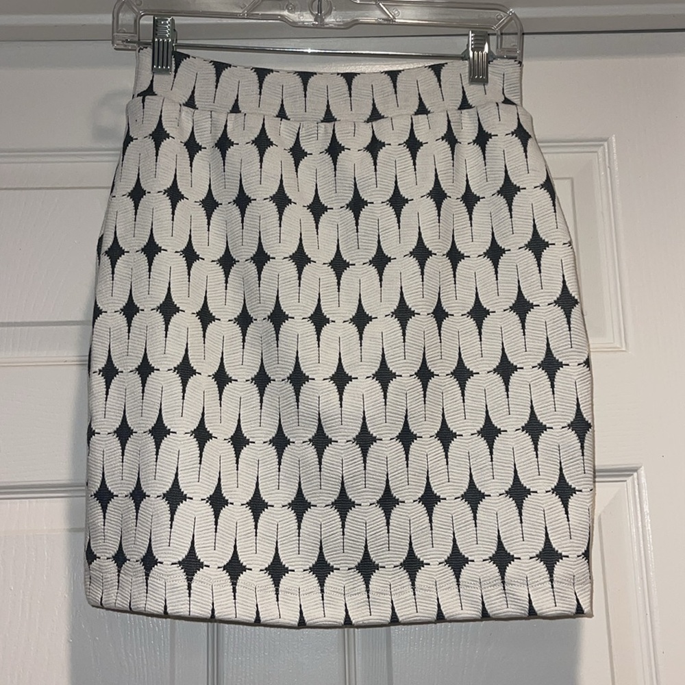 Renee C. Black and White Pencil Skirt - Picture 2 of 5